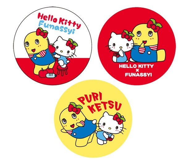 かわいさ満点の「缶バッジ」(税抜各350円)