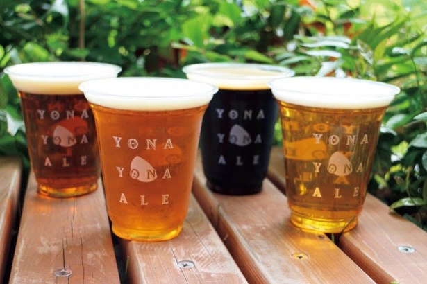OMOHARA BEER FOREST by よなよな BEER KITCHENのビールは、「よなよなエール」(700円)や「水曜日のネコ」(700円)など計4種類