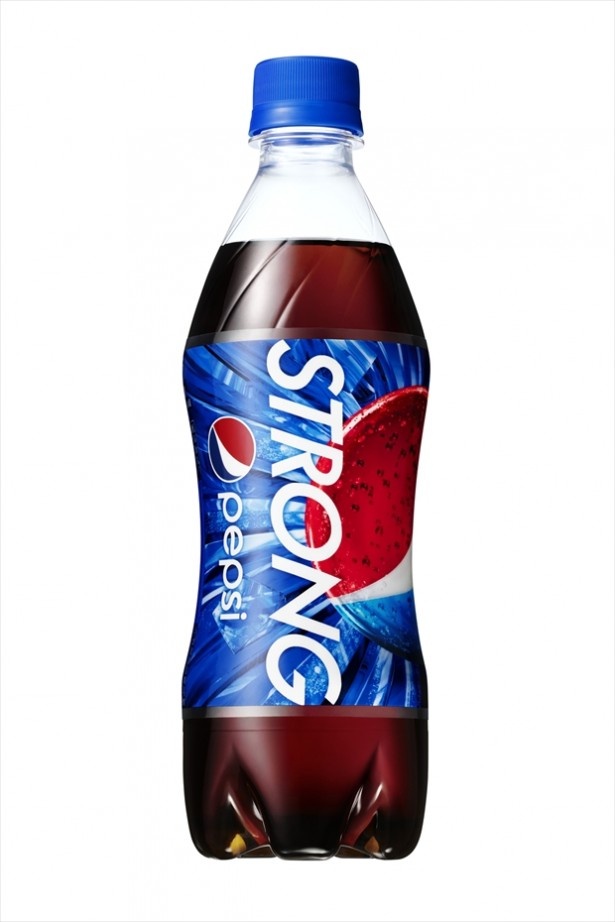 有糖コーラ「ペプシストロング」(500mlペットボトル、希望小売価格、税抜140円)が発売
