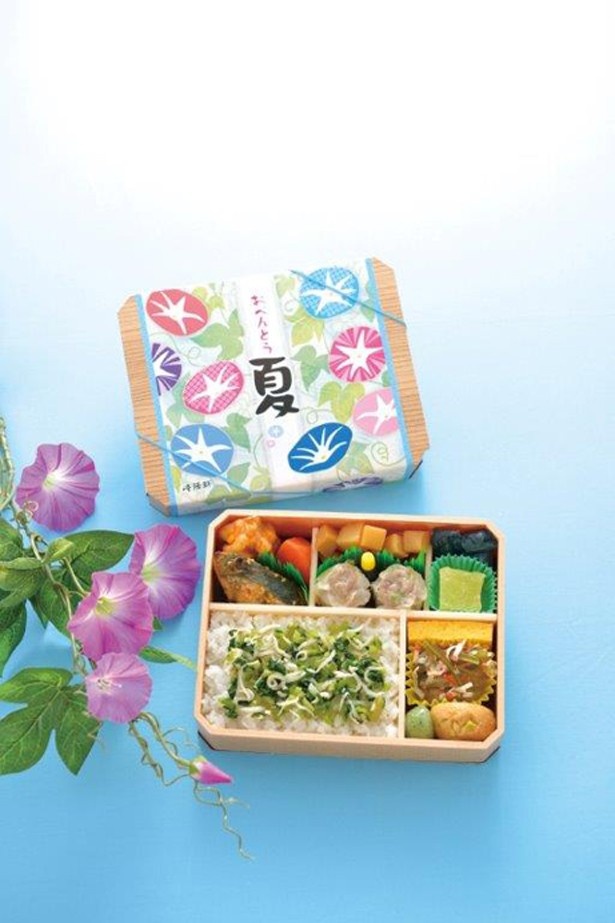 パッケージにはアサガオがデザインされて、夏らしさいっぱい！