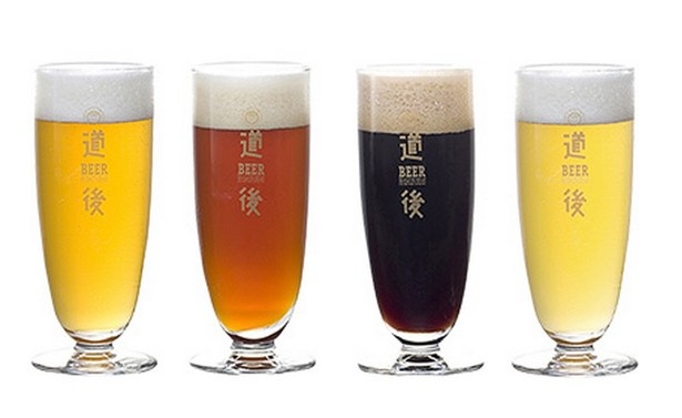 道後温泉の湯上りビール｢道後ビール｣(各501円)はキレがよくさっぱりした味わい