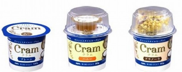 脂肪0％のヨーグルト「チチヤス ギリシャスタイルヨーグルト Cram」3品(税抜150円～)を6月29日(月)より発売