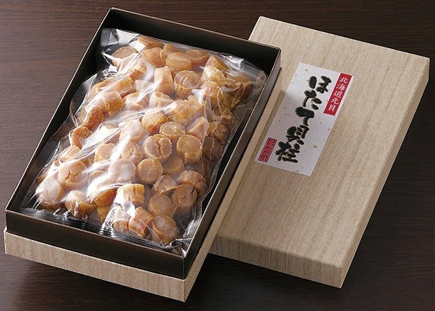 「北見賞」は、オホーツク産「干し貝柱 260g」。酒のつまみとしてはもちろん、炊き込みご飯など様々な料理にも利用できる。※写真はイメージ