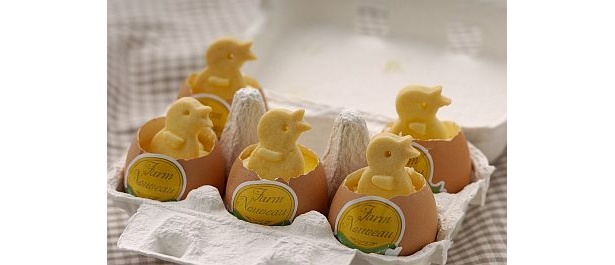 北海道千歳市・ファーム・ヌーボーの「ひよこプリン」