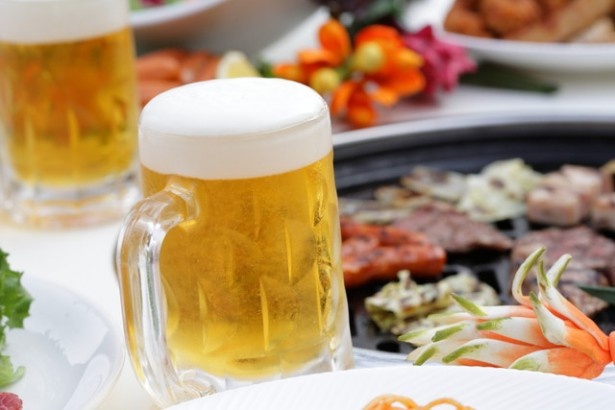 国産牛リブロースと生ビールでバーベキューを満喫しよう