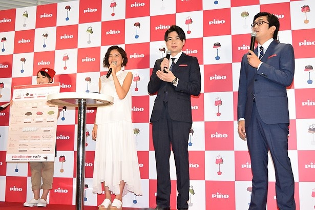 息の合った掛け合いで、会場を盛り上げる3人