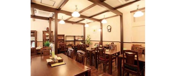 ことし初参加となるドリスカフェ。洋裁が楽しめる異色のタイプだ