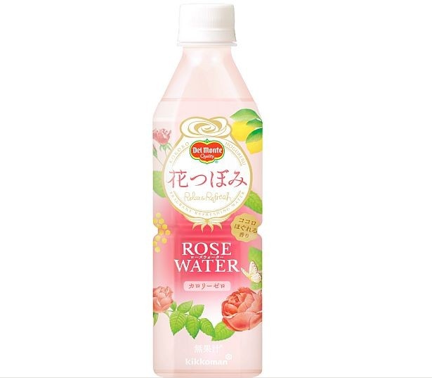 【写真を見る】「デルモンテ 花つぼみ ローズウォーター」(170円)は7月末まで発売中