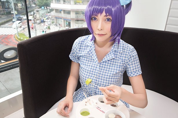 宇治抹茶チョコレートソースでピノフォンデュに挑戦！