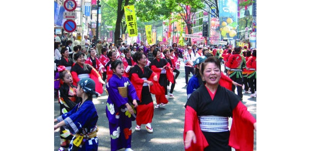 マルキュー前で2000人が踊る！渋谷・鹿児島おはら祭開催