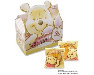 プーさんデザインのハチミツマドレーヌを限定販売！