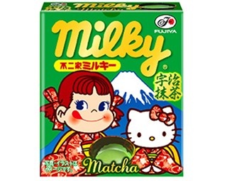 ペコとハローキティがコラボ！抹茶ミルキーなど新発売