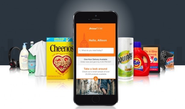 【写真を見る】2014年12月にアメリカでスタートしたサービス「Prime Now」は、一部の都市で発注から2時間以内なら無料のサービスだ