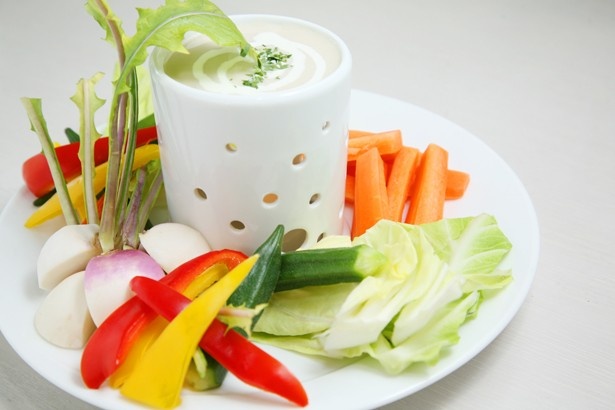オーガニック野菜を使った「こだわりバーニャカウダ」(1,480円)