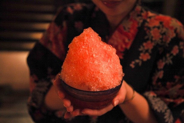 【写真を見る】暑い夏にぴったりの「かき氷」(300円)