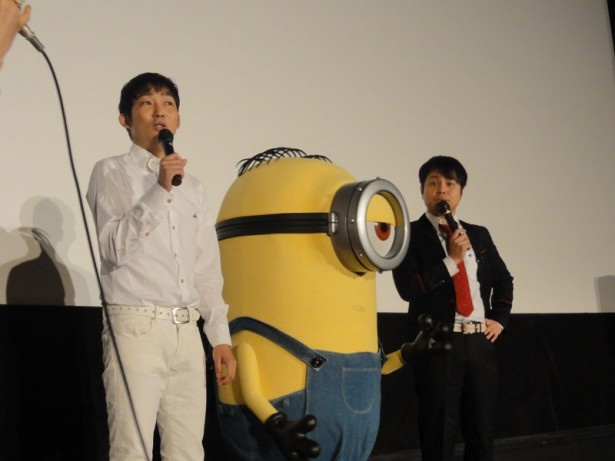 自称・芸能界一ミニオンファンを公言するNON STYLEの二人