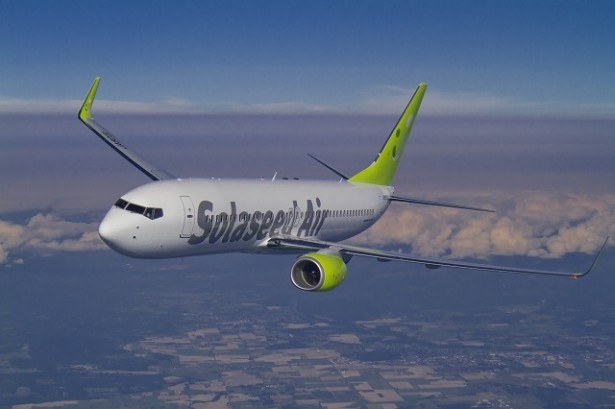 ソラシドエアの期待の新型、B-737。九州沖縄方面への空旅には欠かせない存在だ