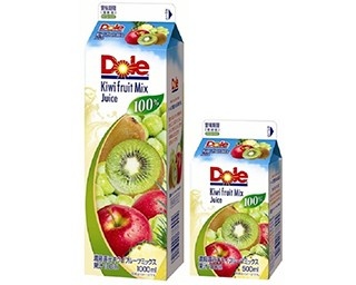 Doleからキウイ中心の爽やかミックスジュースが新登場