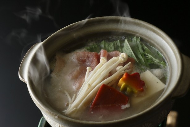 小鍋には名物鮒すしを使用している