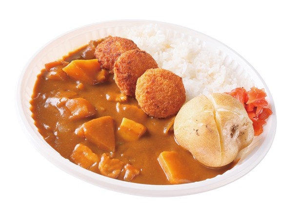 頑固オヤジのカレーの「プチかぼちゃコロッケカレー」(780円)