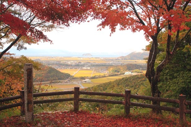 滋賀県長浜市・小谷山からの展望