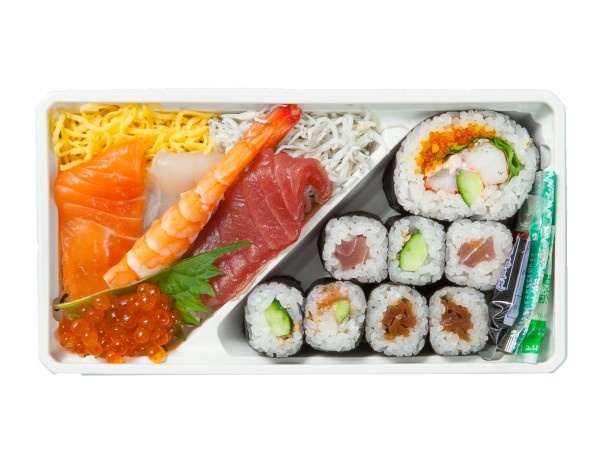 エキュート品川限定、沼津魚がし鮨の「限定満腹弁当」(1200円)