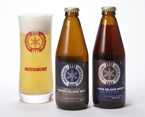 「NORTH ISLAND BEER」など、北海道の地ビールも登場