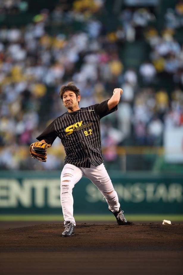 久々に甲子園のマウンドに立ち、「スピードはゆるゆるでした」というが、ファンを大いに沸かせた