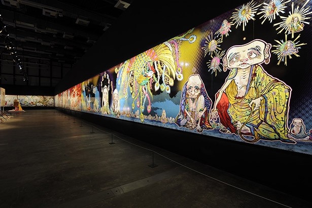 2012年制作 展示風景:「Murakami - Ego」アル・リワーク展示ホール、ドーハ