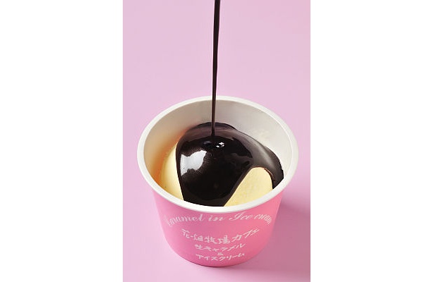 とろける〜｢ホットキャラメルチョコレート・アイスクリーム｣(480円)【ほか絶品アイス画像】