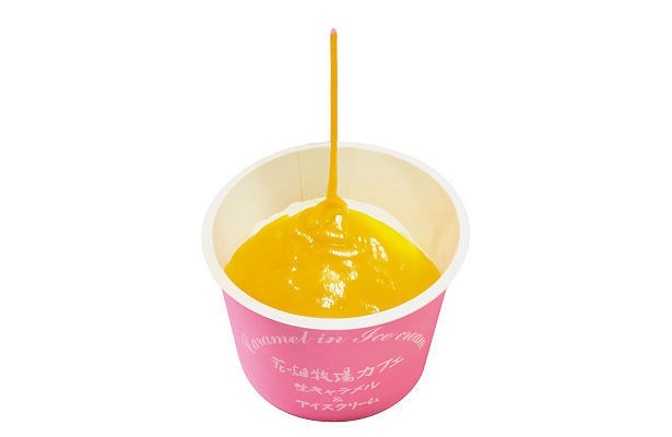 新しい味は｢ホットキャラメル宮崎マンゴー・アイスクリーム｣(480円)
