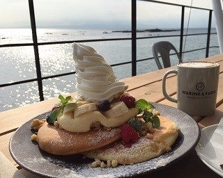 シルバーウィーク限定！富士山に見立てたパンケーキ