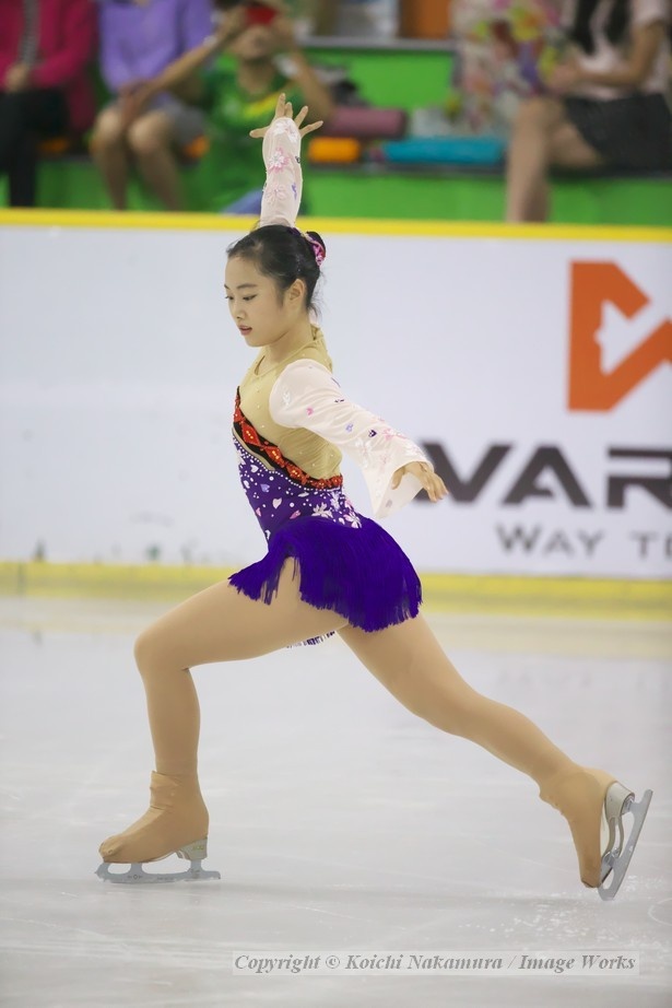 脚のけがを抱えながら無事にショートプログラムを乗り切った加藤利緒菜
