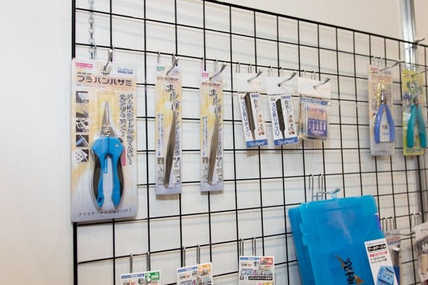 プラモデルだけでなく、工具も販売