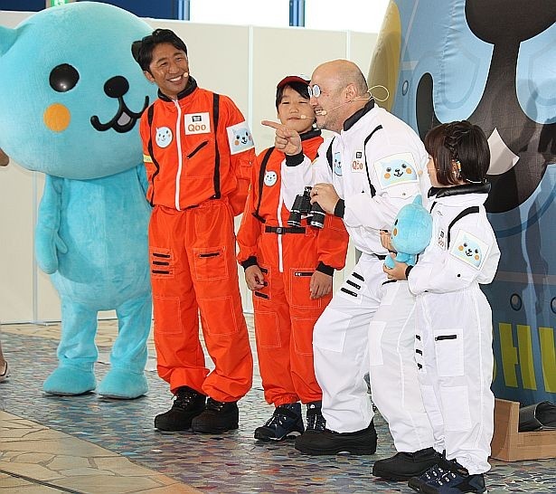 くまだまさしがギャグを披露。「笑わない清菜ちゃんが面白い」と内藤大助