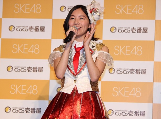 カレーは甘口が好きで“2甘”をよく食べるという松井珠理奈