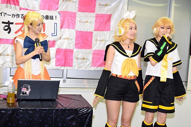 自己アピールの模様はニコニコ生放送で配信