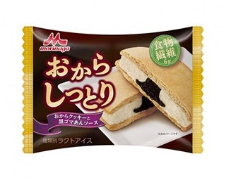 おから＆食物繊維入りクッキーアイスが森永から新登場