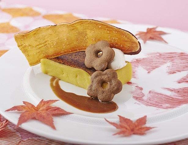 石焼きいもが都会的なテリーヌに!?箱根ラリック美術館のカフェ・レストラン リスで提供される「“石焼きいも”のテリーヌ～いつかの夕日を黄昏て～」(850円)