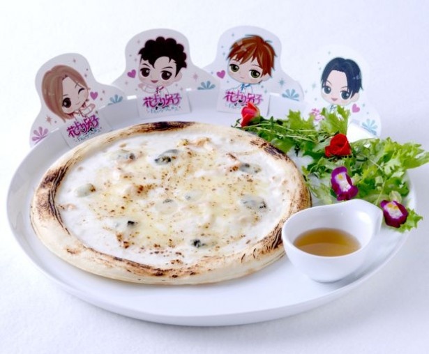 モッツァレラ、パルメザンなど4種類のチーズ入り！追加オーダー限定メニューの「F4ピザ」(800円)