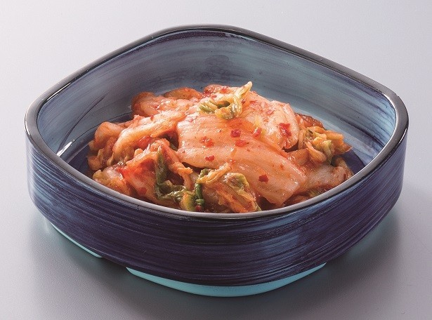 ｢牛チゲ鍋｣(定食・単品共)に付いてくるキムチ