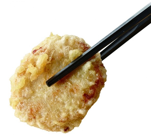 季節限定の単品メニュー｢なんこつ入りつくね天｣(150円)