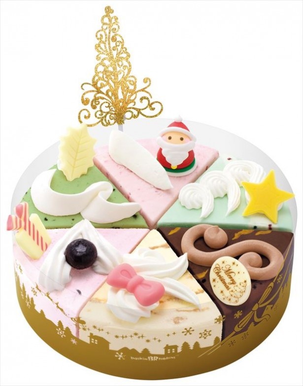 ピースごとに違うフレーバーが楽しめる人気の「クリスマス パレット6」(3600円～)