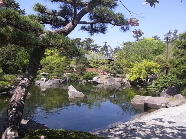 葉山御用邸付属邸の跡地に開園された葉山しおさい公園