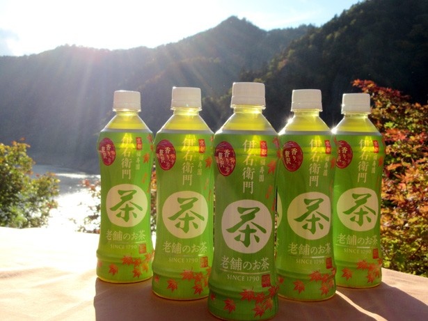 季節に応じて、美味しいと感じる味わいを提供する「伊右衛門」。しっかりとした味と香りが特徴の「秋の味」と、ホットで味わう「冬の味」が発売中