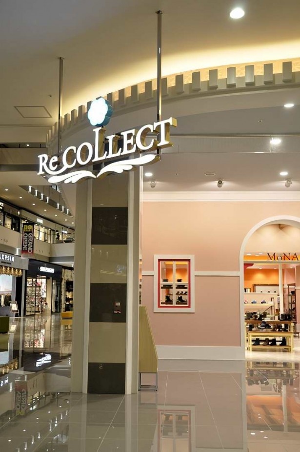 コンセプトゾーン「Re COLLECT」は大人の女性の暮らしやファッションにフィットした感度の高い店が集まる。12店舗中7店舗が「Re COLLECT」のために開発された新業態