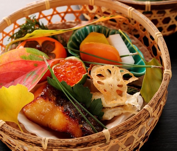 いかにも京料理。季節を感じさせる品々