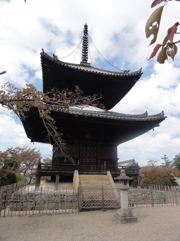 江戸時代に再建され、今では重要文化財に指定されている「叡福寺 多宝塔」