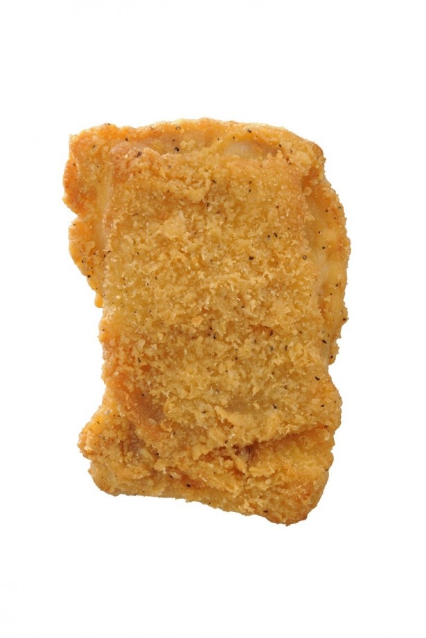 ｢ジューシーチキン プレーン｣(170円)。香辛料を控えめにし、旨味を増やした食べやすいチキン