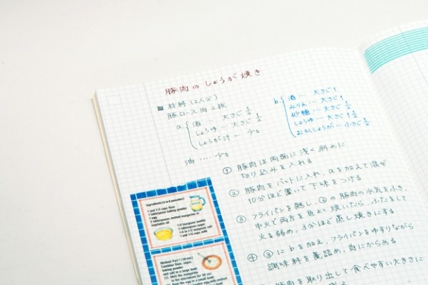 ジブン手帳2016の一冊「アイデア」使用例